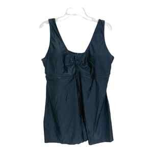 Emma Womens One Piece Swimsuit Beach Summer Swimwear Black Plus Size 2XL